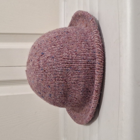 Vintage Collectables wool blend winter knit cloche sweater hat cap - rose pink - Picture 3 of 9